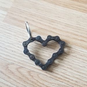Heart shaped keychain